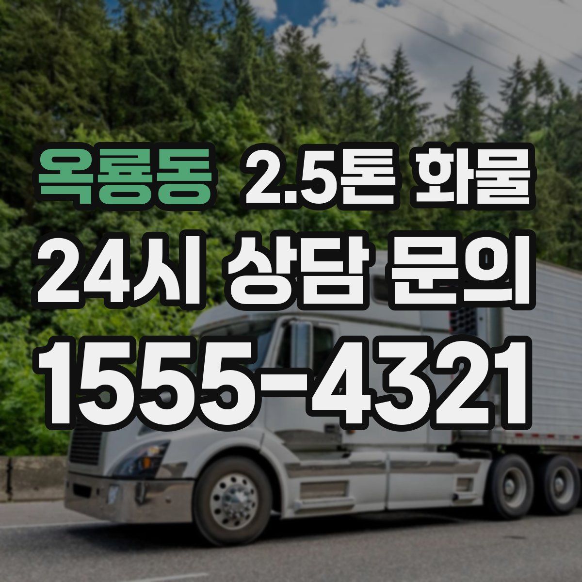 옥룡동 2.5톤 화물