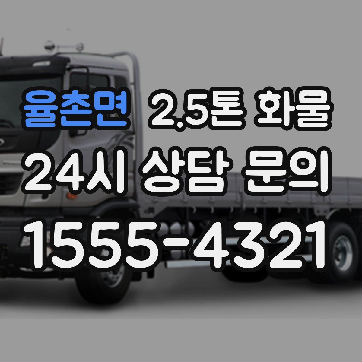율촌면 2.5톤 화물
