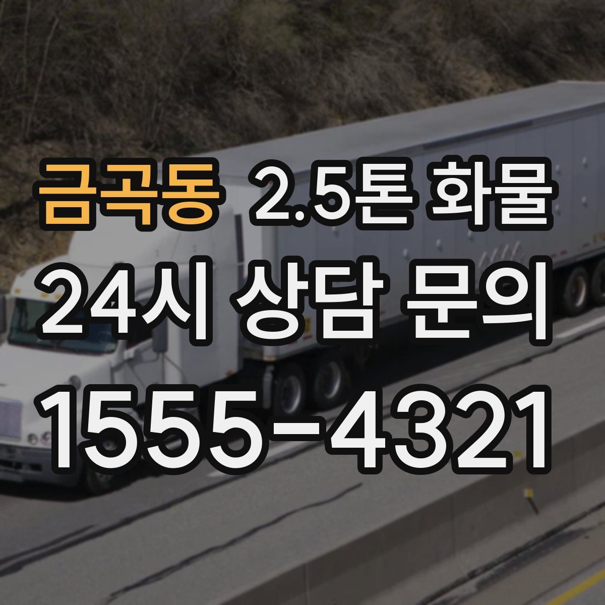 금곡동 2.5톤 화물