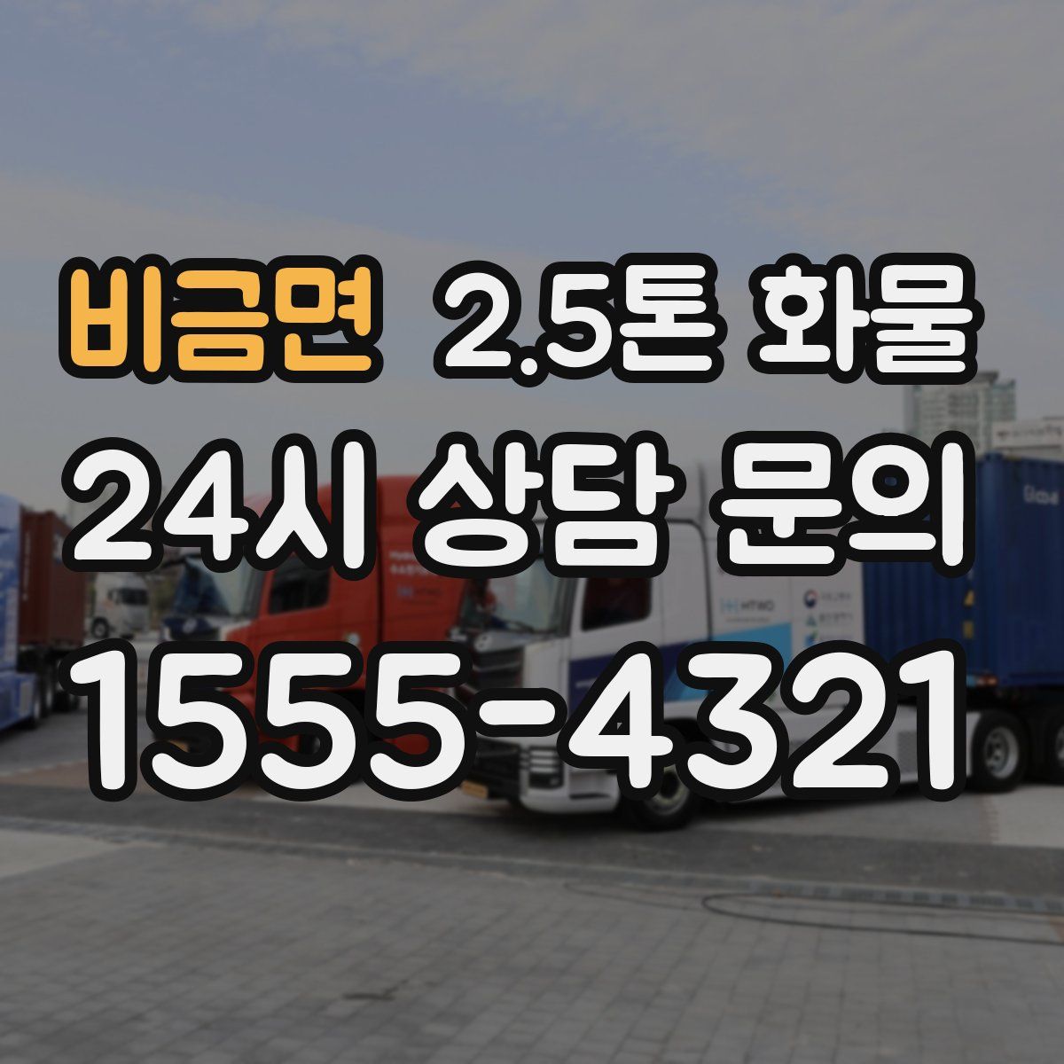 비금면 2.5톤 화물
