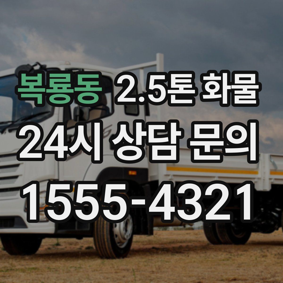 복룡동 2.5톤 화물