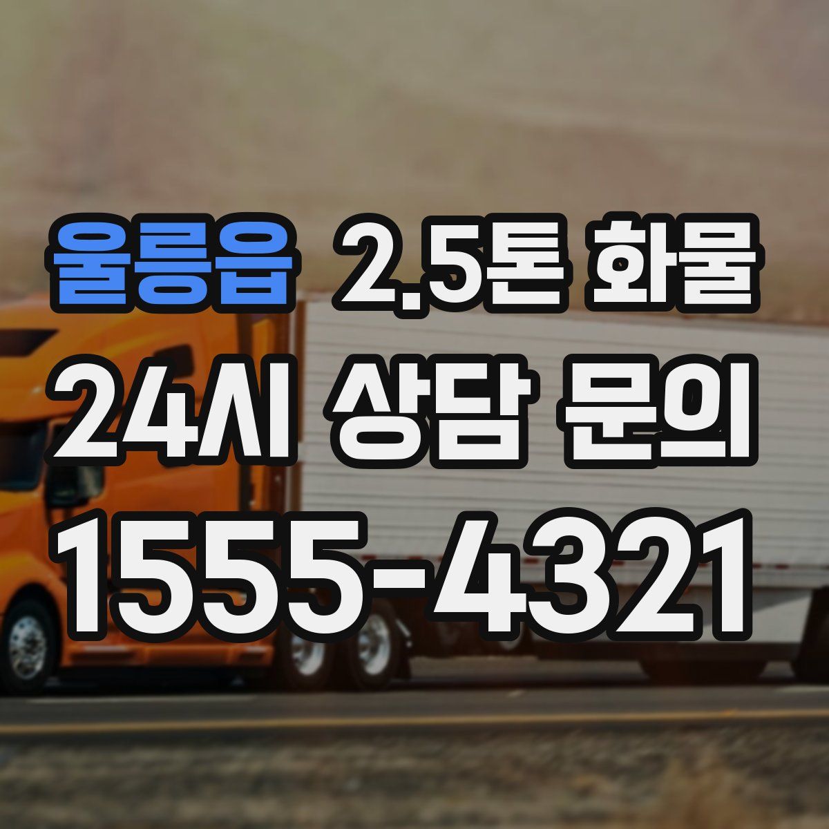 울릉읍 2.5톤 화물