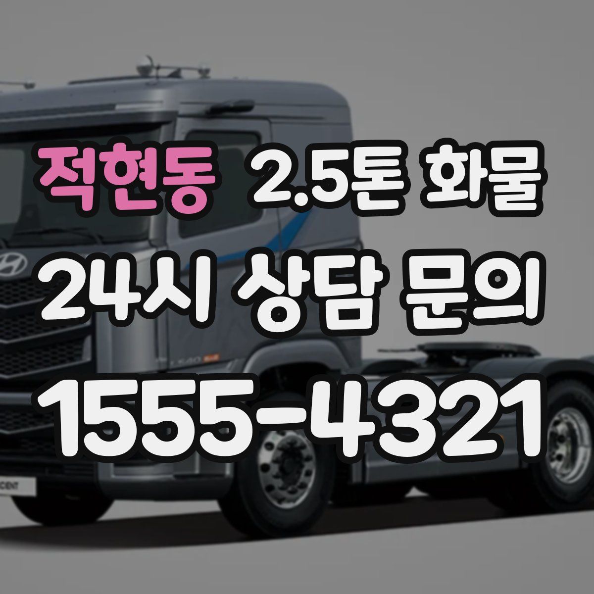 적현동 2.5톤 화물