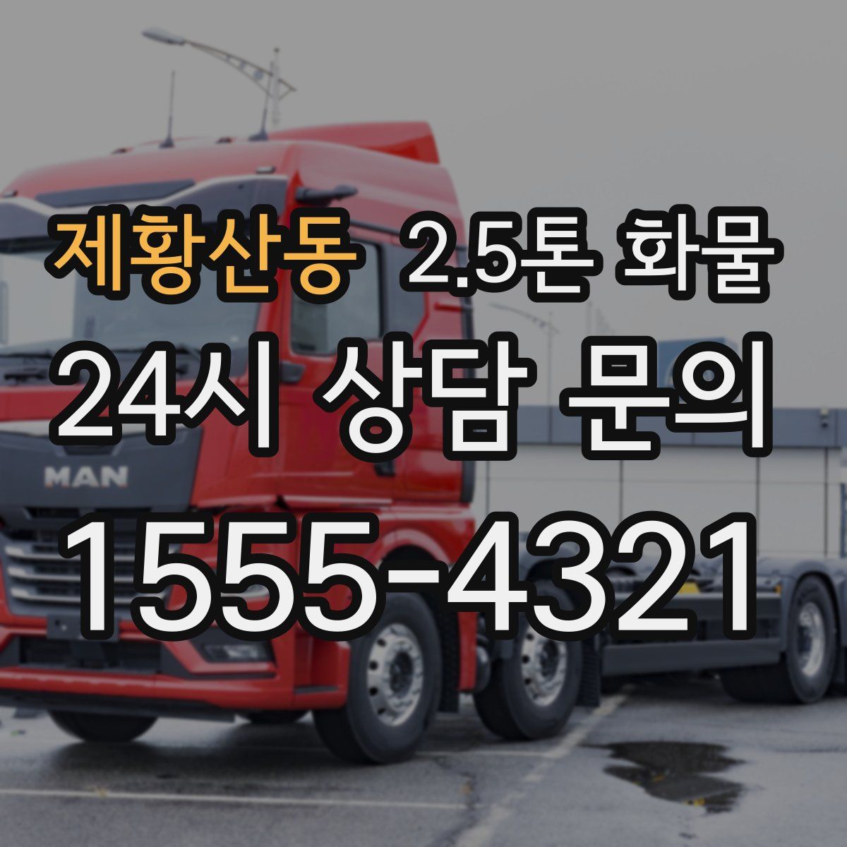 제황산동 2.5톤 화물