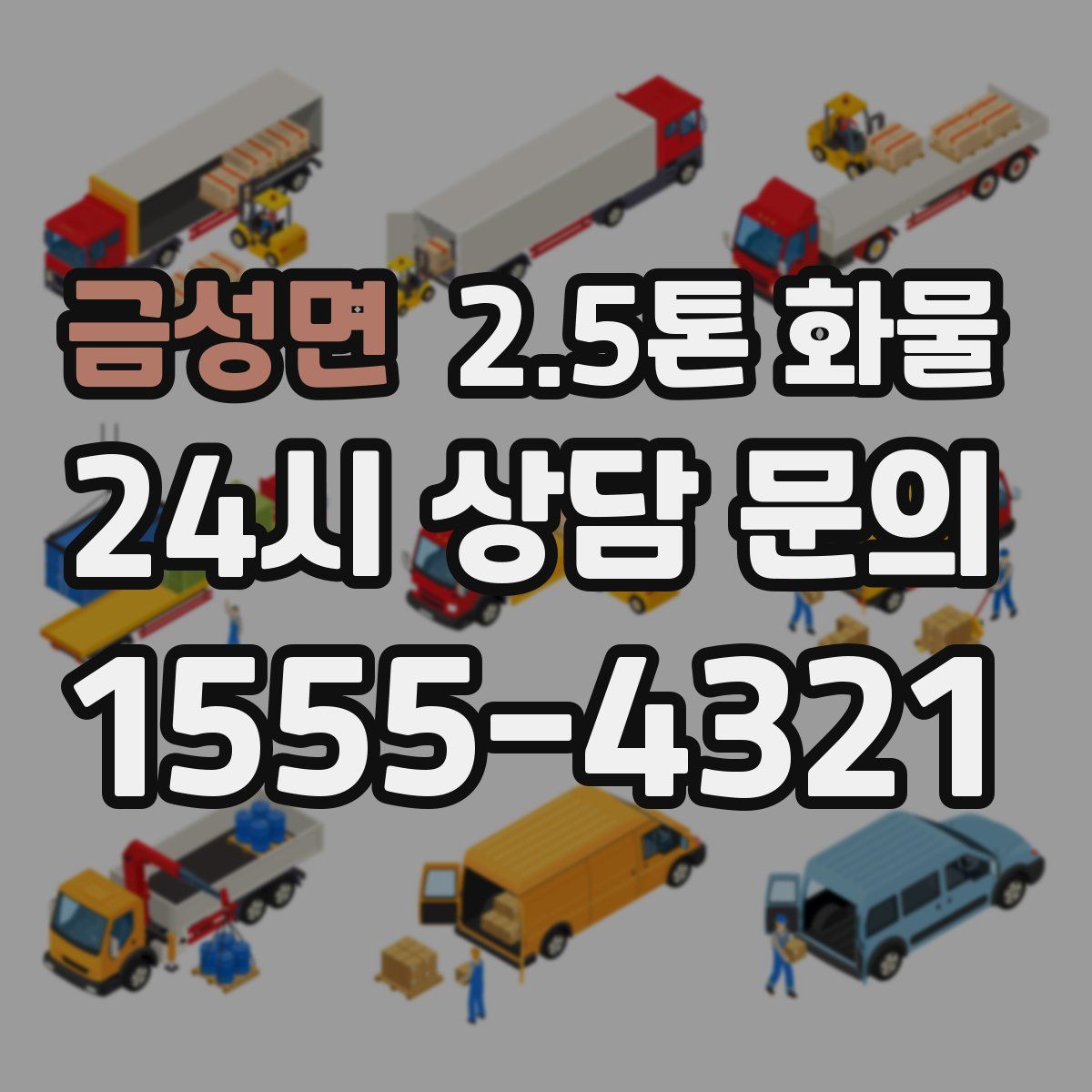 금성면 2.5톤 화물