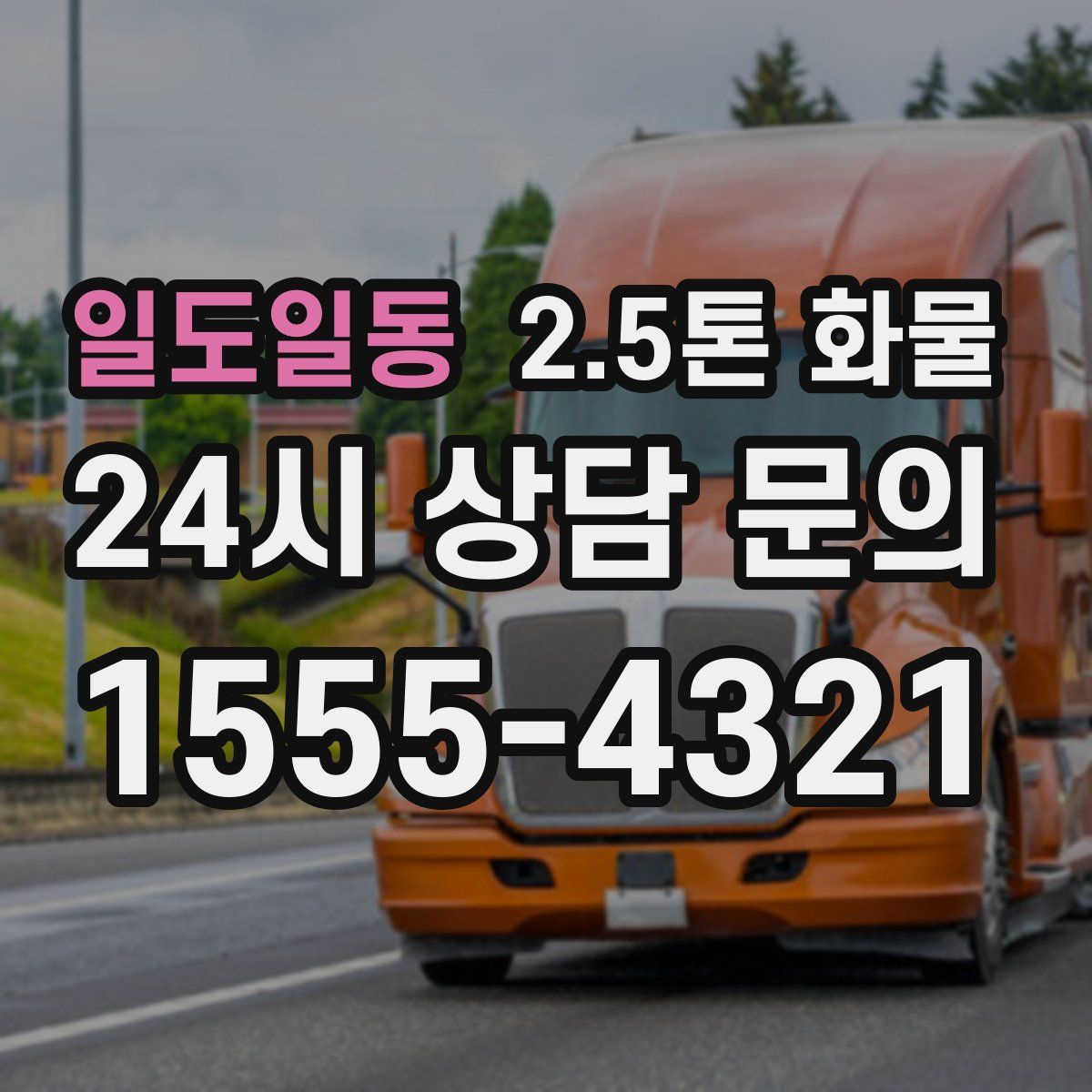 일도일동 2.5톤 화물