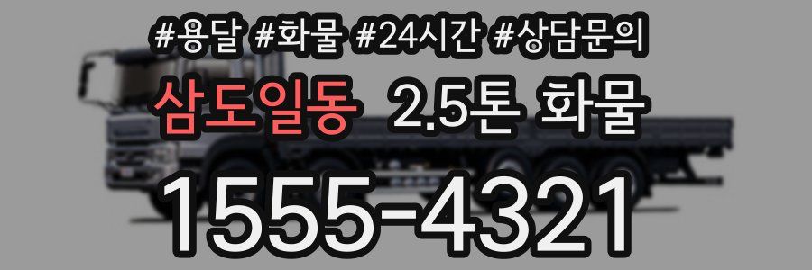 삼도일동 2.5톤 화물