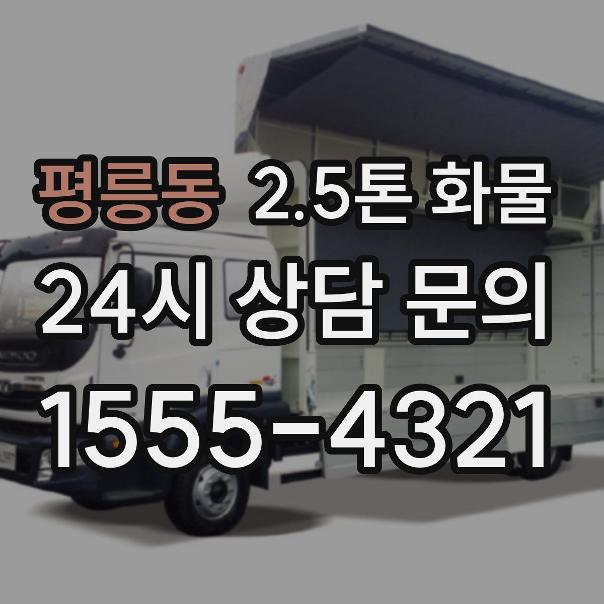 평릉동 2.5톤 화물