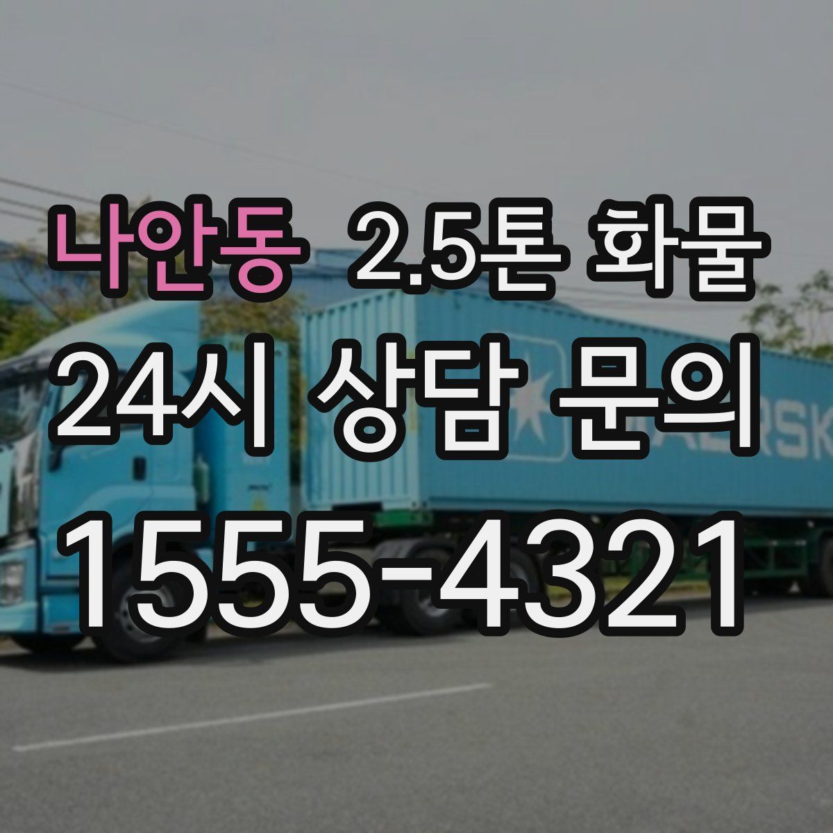 나안동 2.5톤 화물