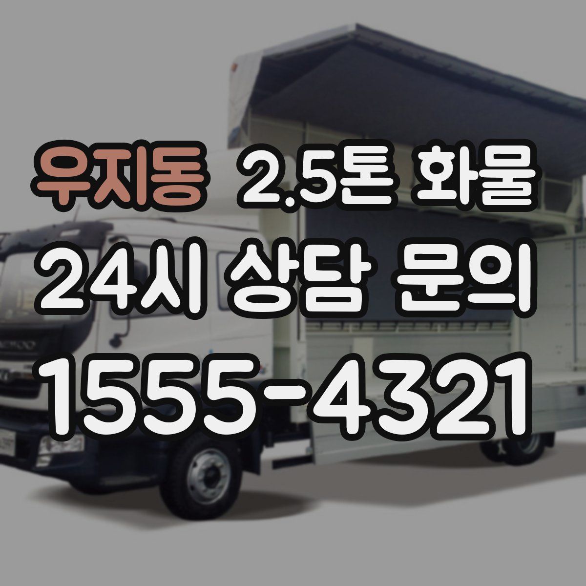 우지동 2.5톤 화물