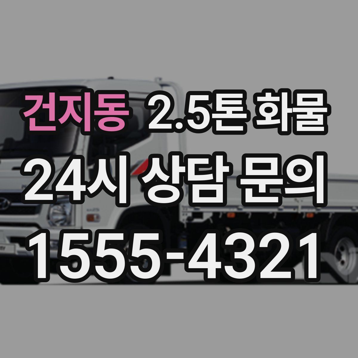건지동 2.5톤 화물