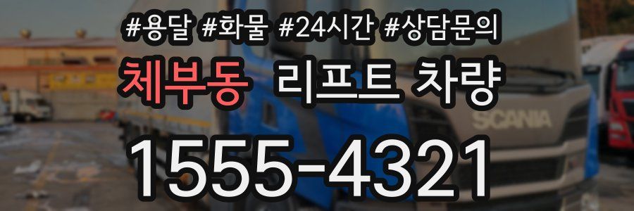 체부동 리프트 차량