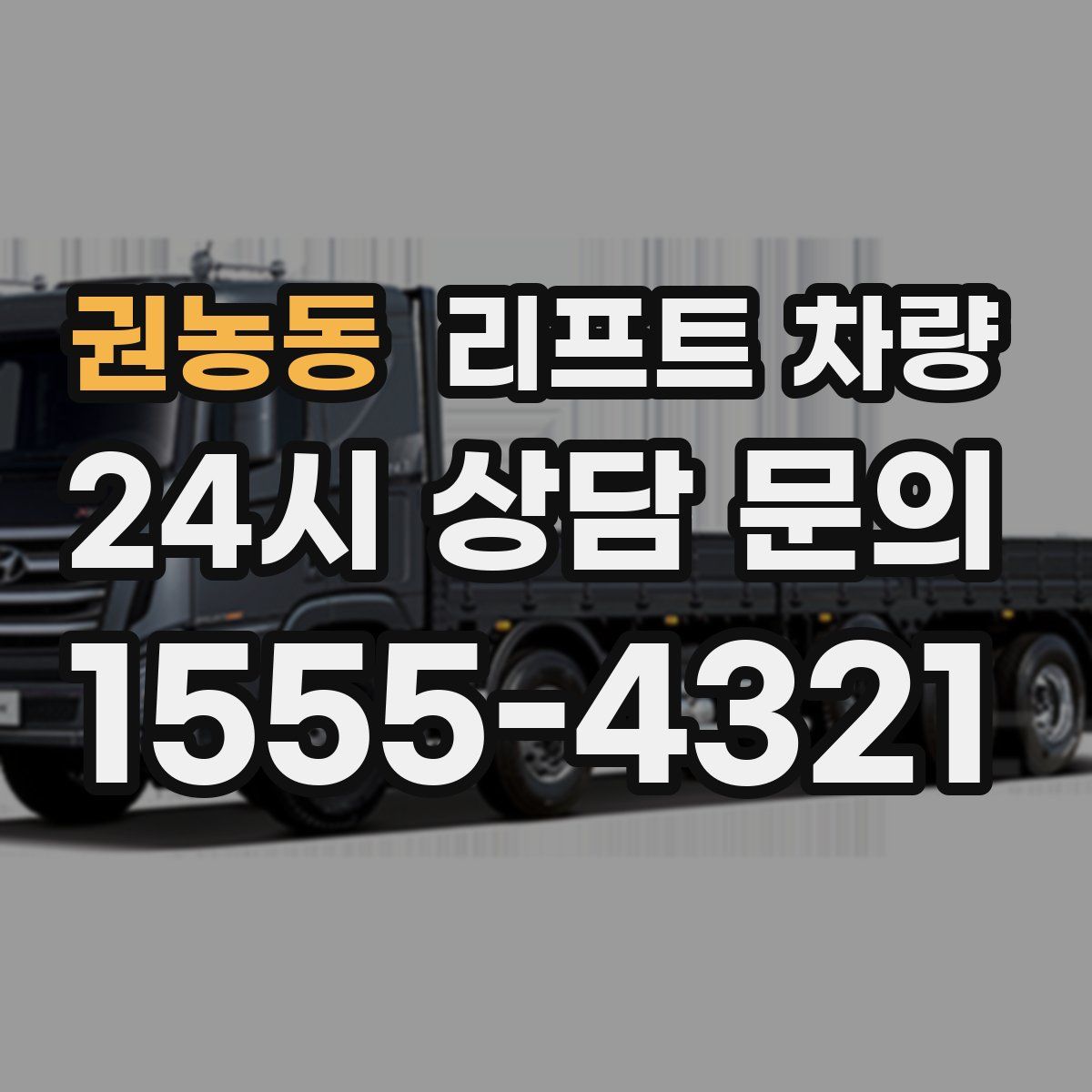권농동 리프트 차량