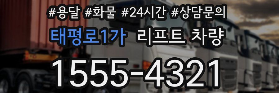 태평로1가 리프트 차량