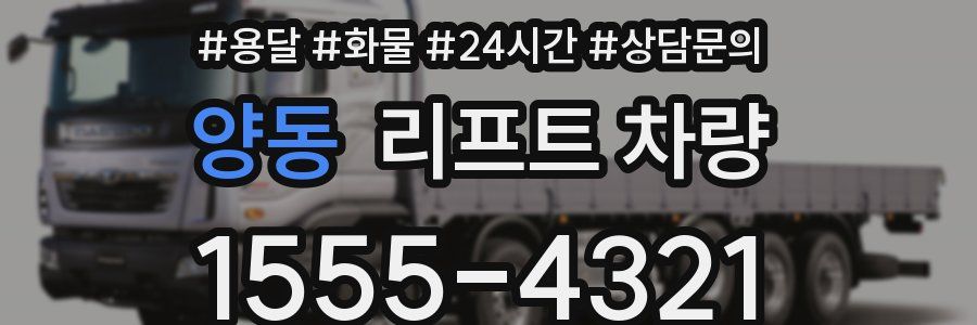 양동 리프트 차량
