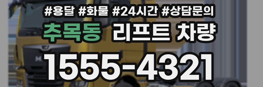 추목동 리프트 차량