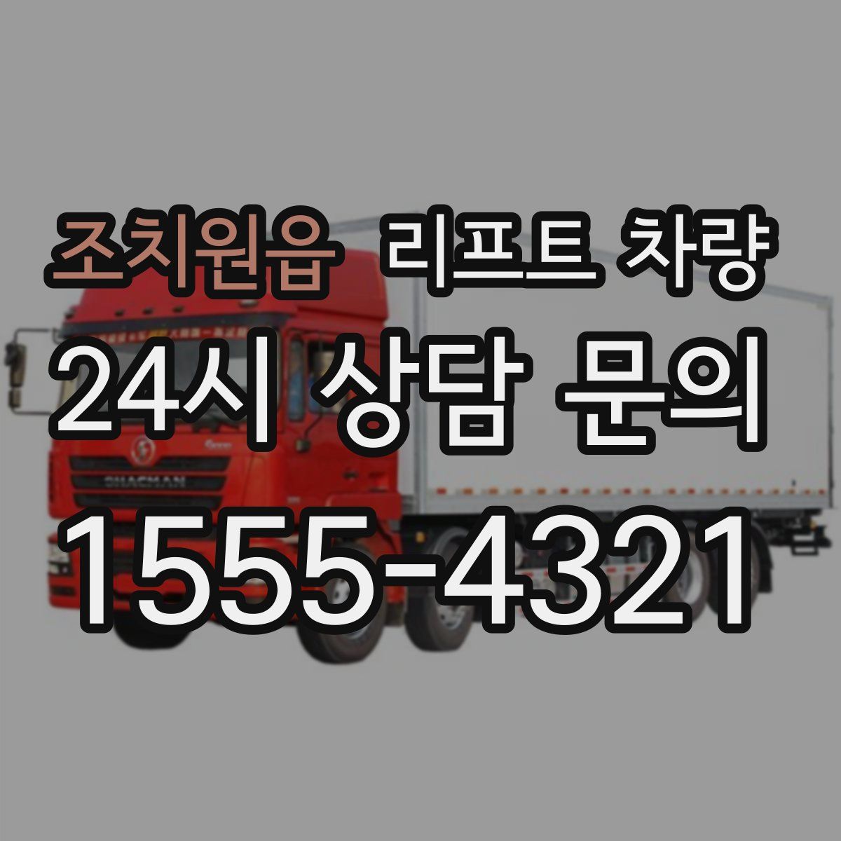 조치원읍 리프트 차량