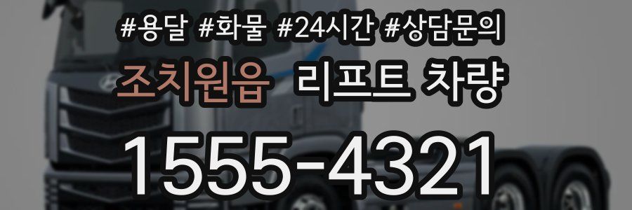 조치원읍 리프트 차량