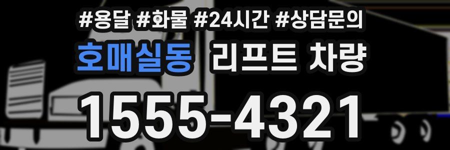 호매실동 리프트 차량