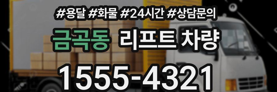 금곡동 리프트 차량