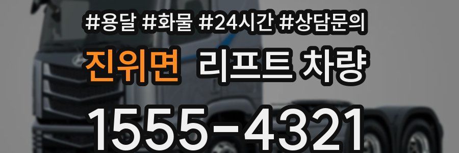 진위면 리프트 차량