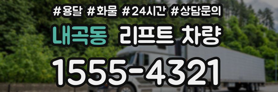 내곡동 리프트 차량