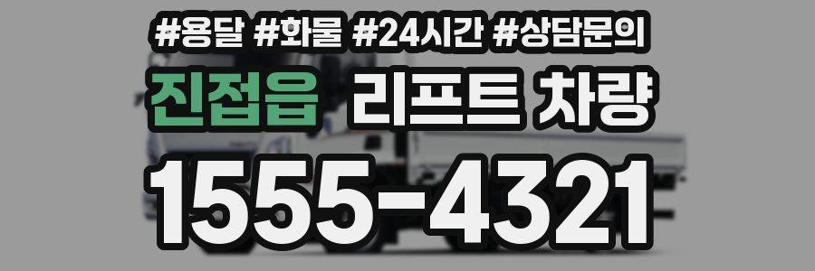 진접읍 리프트 차량