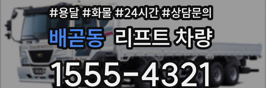배곧동 리프트 차량