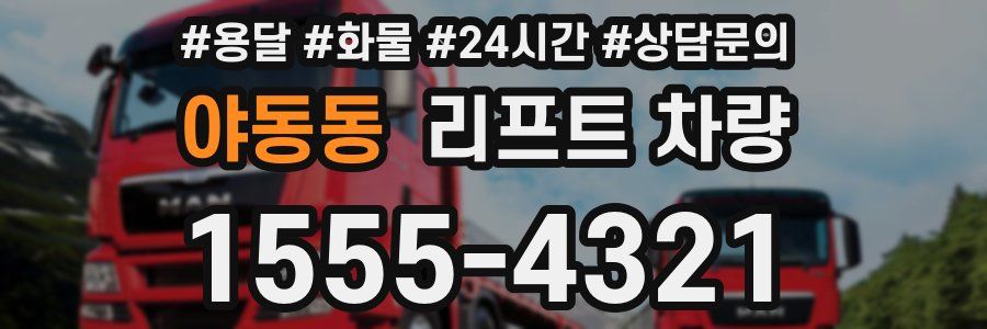 야동동 리프트 차량