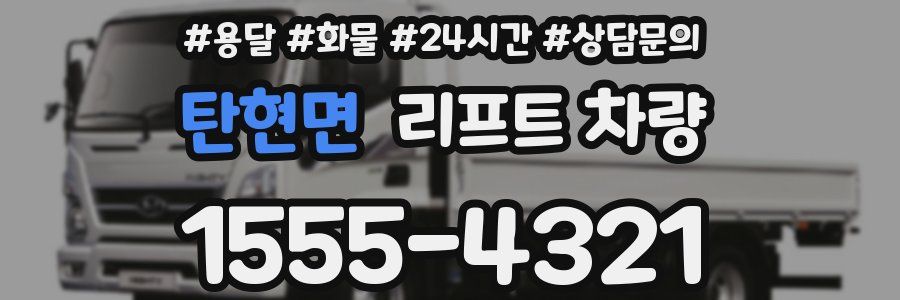 탄현면 리프트 차량