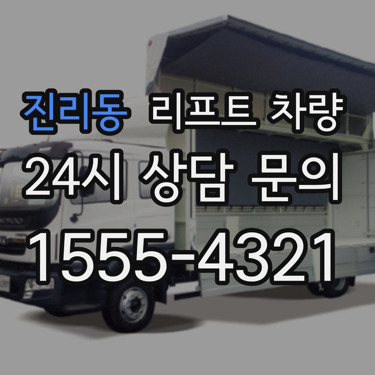 진리동 리프트 차량