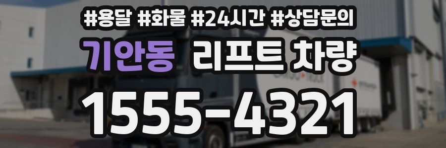 기안동 리프트 차량