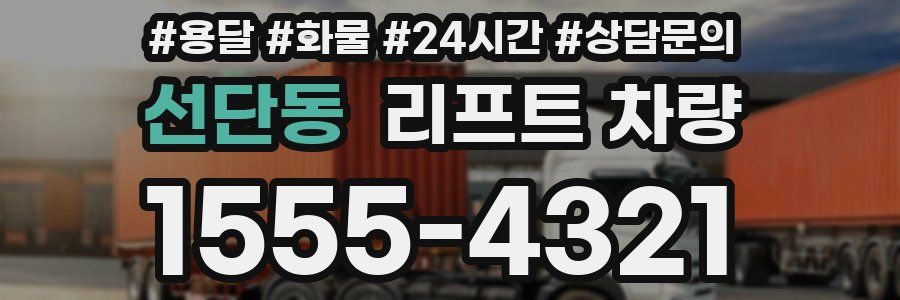 선단동 리프트 차량