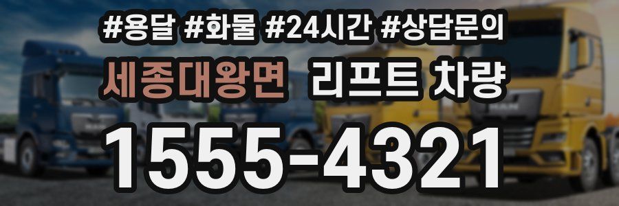 세종대왕면 리프트 차량