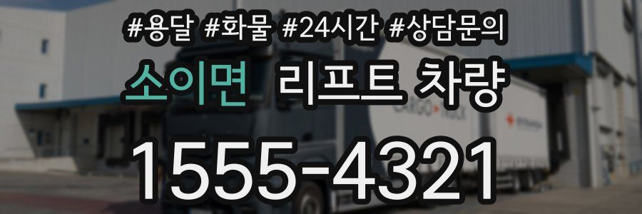 소이면 리프트 차량