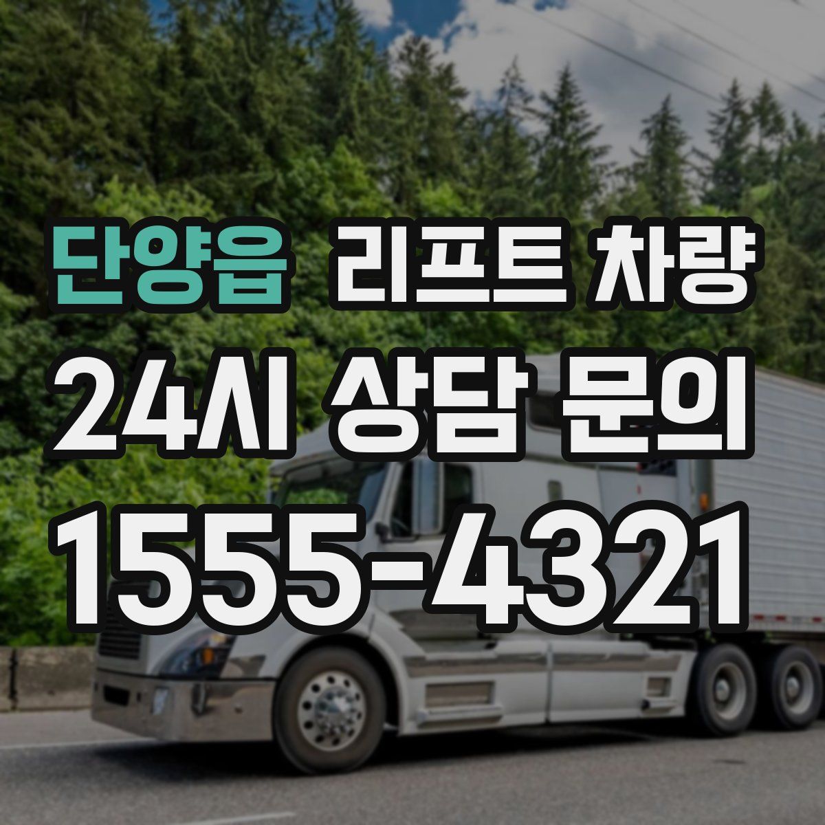 단양읍 리프트 차량