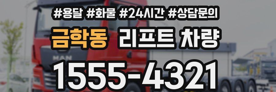 금학동 리프트 차량