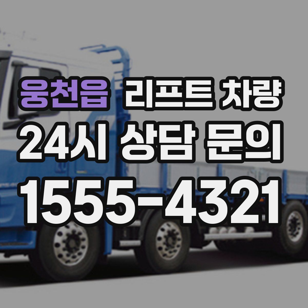 웅천읍 리프트 차량