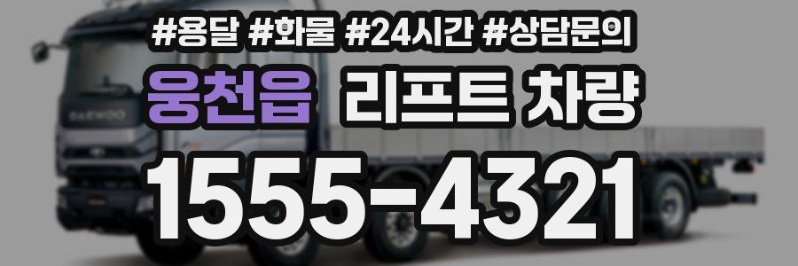 웅천읍 리프트 차량