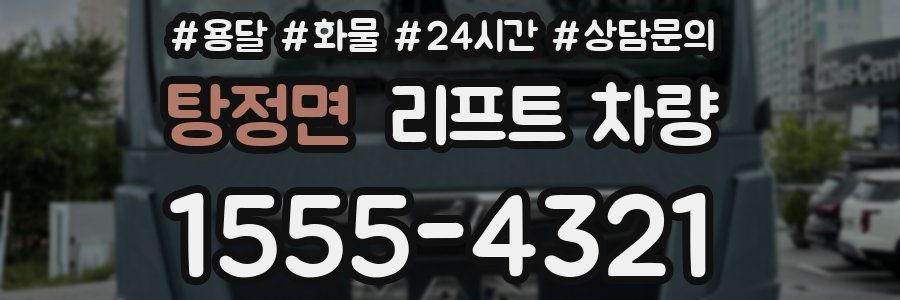 탕정면 리프트 차량