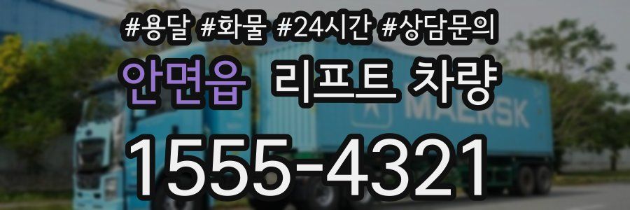 안면읍 리프트 차량