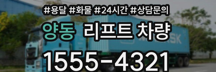 양동 리프트 차량