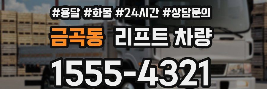 금곡동 리프트 차량