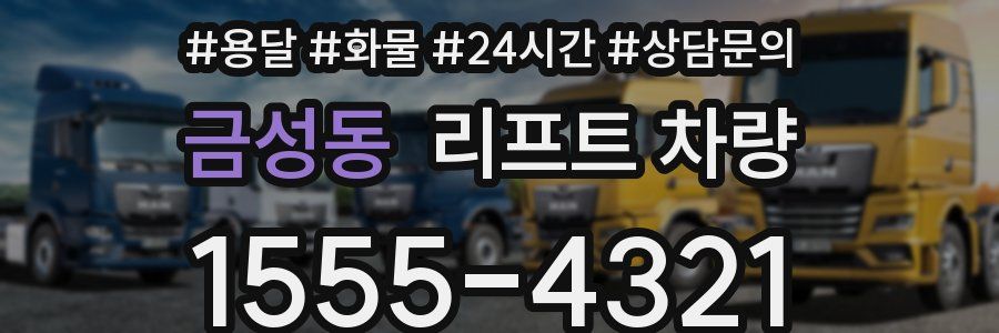 금성동 리프트 차량