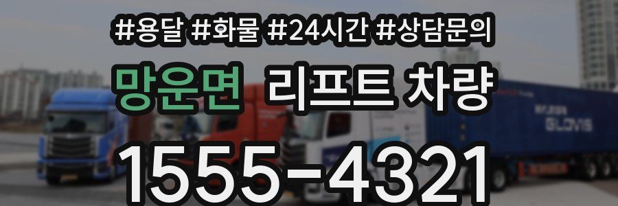 망운면 리프트 차량