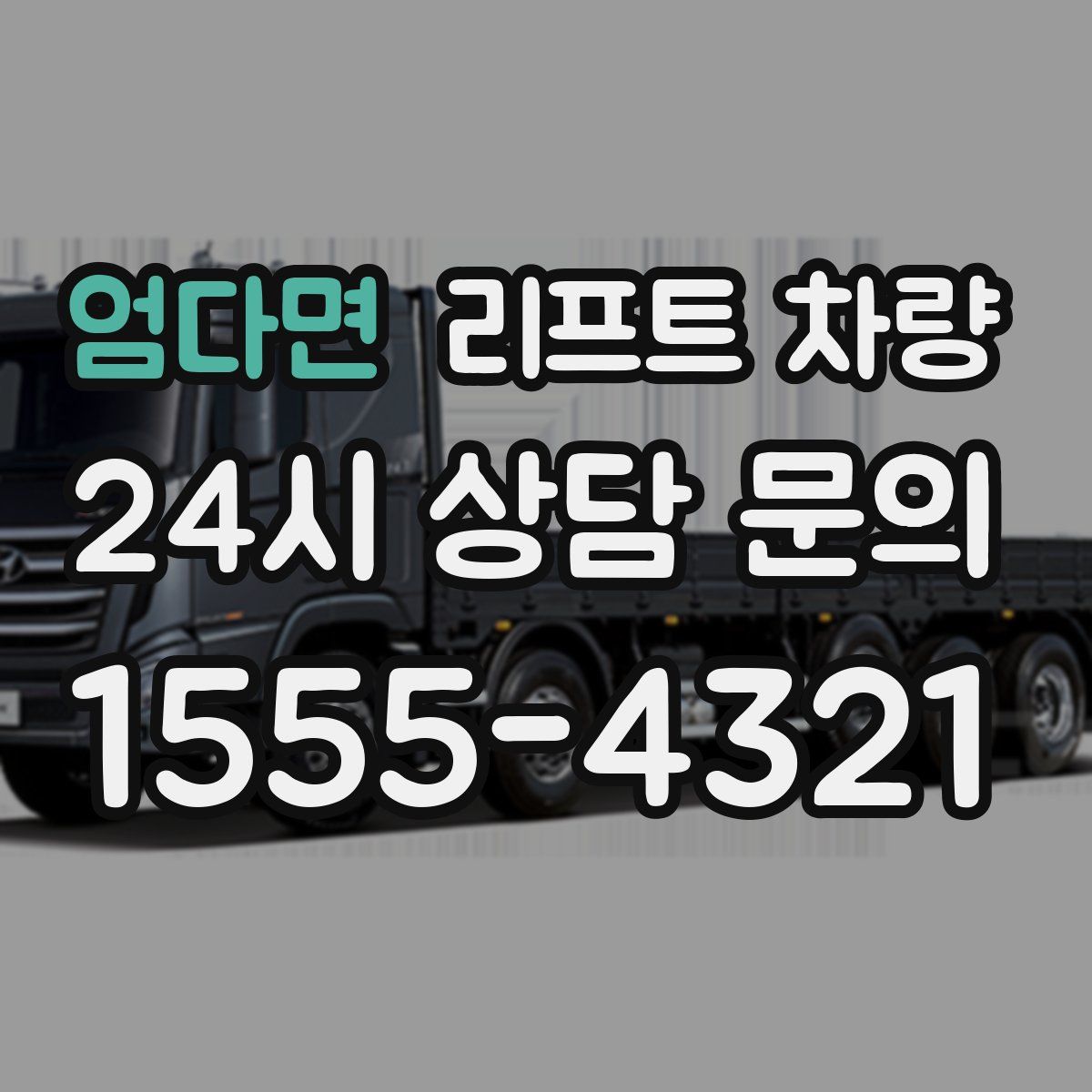 엄다면 리프트 차량