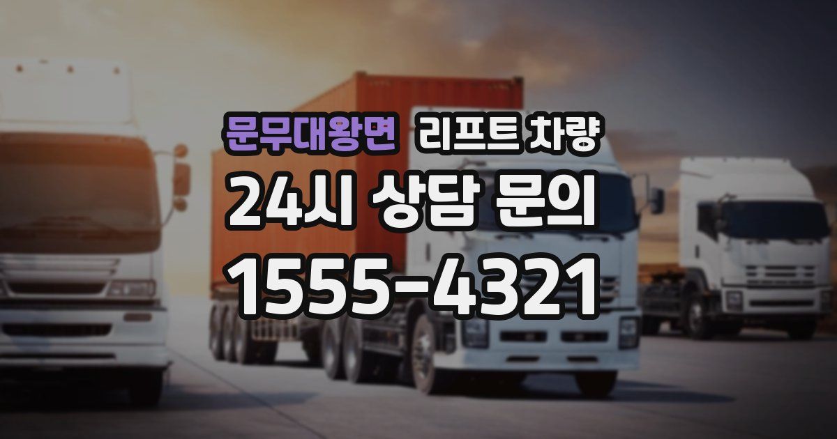 문무대왕면 리프트 차량