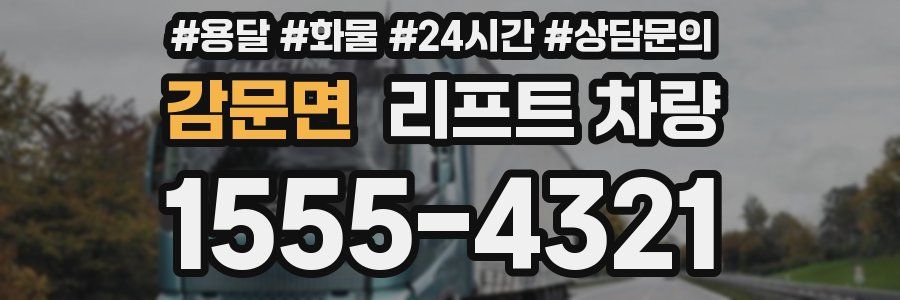 감문면 리프트 차량