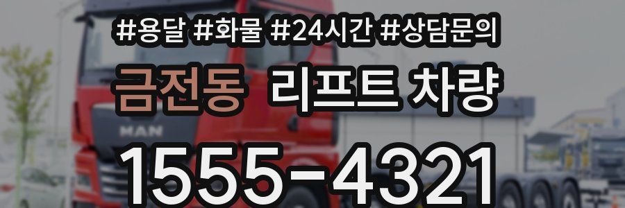 금전동 리프트 차량