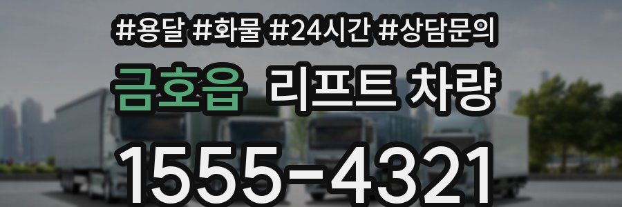 금호읍 리프트 차량